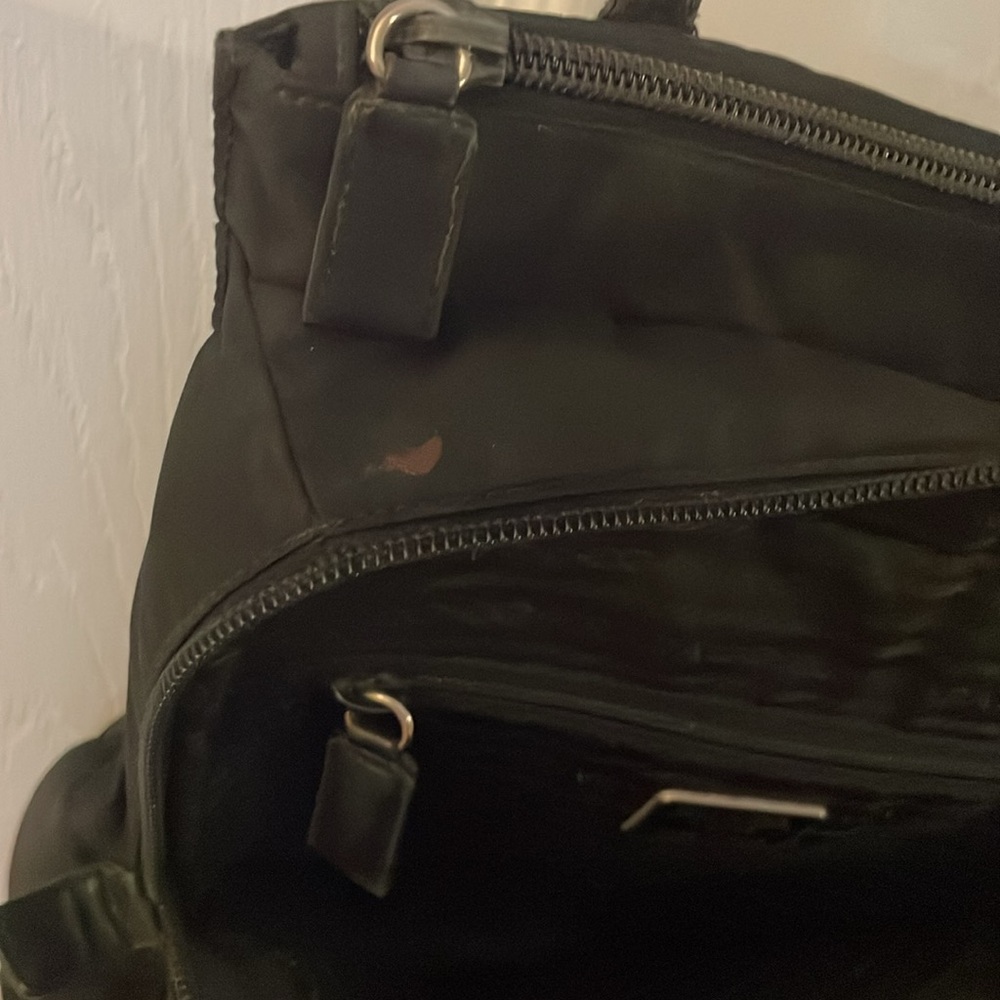 Prada Vintage Black Nylon Shoulder Bag - Picture 4 of 6